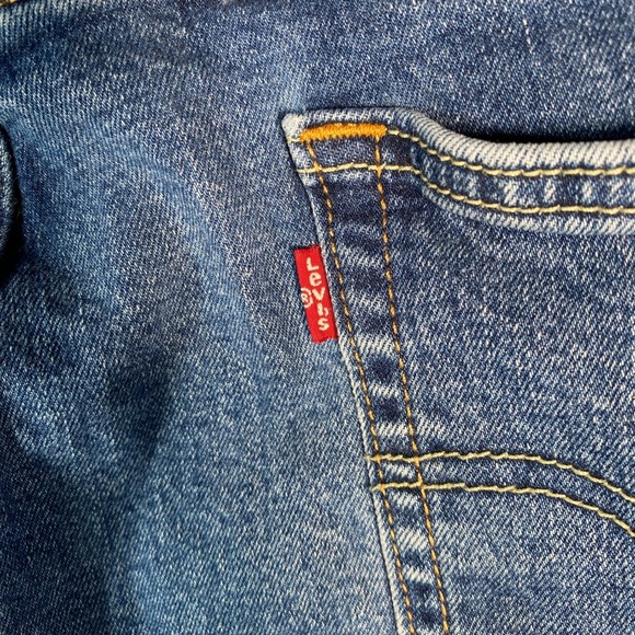 Levi Strauss Co 505 Mens Jeans W34 L29 Blue Straight Fit Denim Pants - Picture 6 of 13